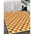 thumbnail image 3 of Ahgly Company Tapis Rectangulaire Lavable en Machine Intérieur Transitionnel Orange Rouge Orange, 2 Pieds x 5 Pieds, 3 of 7