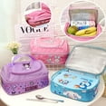 thumbnail image 2 of Roffatide Melody Insulated Lunch Bag - Waterproof Anime Tote for Work & School, Large Compartment Food Container with Top Pocket (Pink)​, 2 of 6