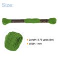 thumbnail image 2 of Unique Bargains Fil à Broder Vert, 8 m - 12 Écheveaux, 2 of 6