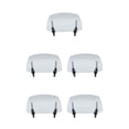 thumbnail image 3 of Baohd Sturdy And Stable Motorcycle Wind Deflector Extension Spoiler With Adjustable Clip-on Comfort Stability Durable Transparent Blue 5Set, 3 of 6