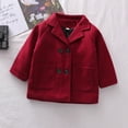 thumbnail image 2 of SHTXOZHI Manteau Robe Garçon Fille Manches Longues Trench-Coat Automne Hiver 1-6 Ans, 2 of 5