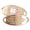 White Filigree | Impact Engraving, variant on MedicEngraved Rose Gold Stainless Steel Custom Medical Alert Bracelet - 5mm Oval Link