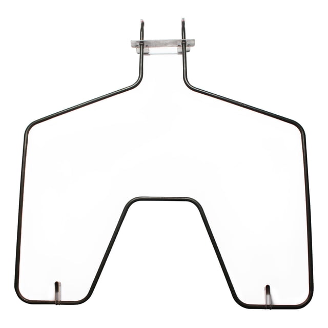 Compatible General Electric JBS55DM2BB Bake Element, une Pièce de Rechange pour General Electric WB44T10010 oven heating Element. The Bake Element Présente un Cadre en Métal avec une Conception en U et des Supports de Montage en Haut pour une installation Facile. Conçu pour Rétablir la performance de Chauffage dans les Fours Souffrant d'Une Faible Ou d'Une Aucune Chaleur, d'Un Chauffage Lent Ou d'Une Répartition Irrégulière de la Température. Convient à un Remplacement Rapide et Efficace dans les Fours General Electric Compatibles.