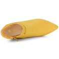 thumbnail image 4 of Unique Bargains Women's Pointy Toe Zipper Stiletto Heeled Ankle Booties, 4 of 6
