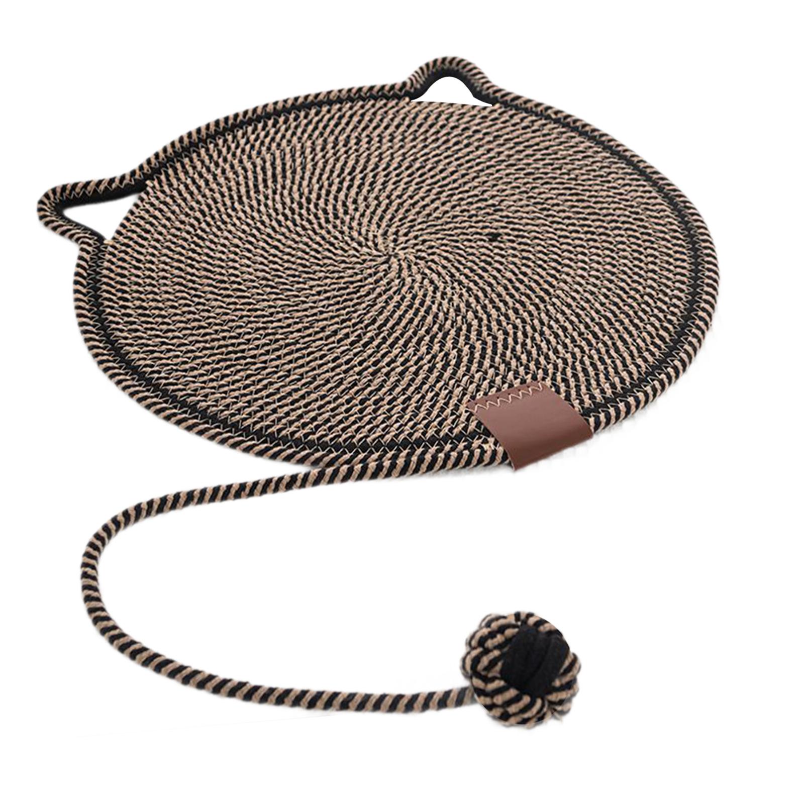 DOLITY Cat Scratch Mat Floor Scratching Pad Cat Scratch Pad for Indoor Cats Bedroom Coffee