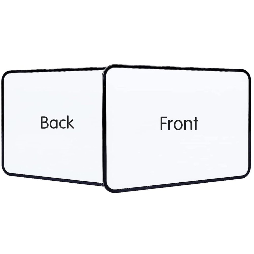 CHOK Dry Erase Whiteboard  A4 Double Sided White Board  Portable Personal Handheld Whiteboard for Home  Office Use