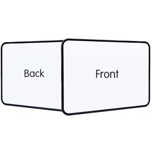 CHOK Tableau blanc à effacer A4 Tableau blanc double face Tableau blanc portatif portable pour usage au bureau