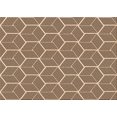thumbnail image 1 of Ahgly Company Tapis d'Intérieur Lavables en Machine Rectangle Transitionnel Kaki Or, 2' x 5', 1 of 7