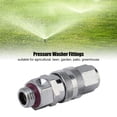 thumbnail image 4 of Pressure Washer Fittings, Pressure Washer Quick Connector Brass Easy Installation 360 Degree  For Garden, 4 of 8
