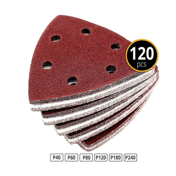 Spring Decor Detail Sander Paper Paper 120Pcs Set Hook Sanding Loop Sand Tools & Home Improvement