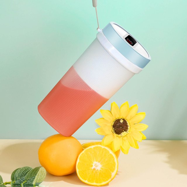 Wzzjkit Home and Kitchen Wireless Portable Juicer Cup Lightweight Outdoor Accompanying Fruit Stirring Cup Juicer Automatic Juicing Machine