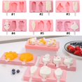 thumbnail image 3 of Coofit Kitchen Popsicle Mold Silicone DIY Ice Pop Maker Ice Cream Mold with Lid & Stick, 3 of 10