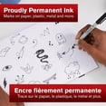 thumbnail image 4 of Sharpie Permanent Markers, Ultra Fine Point, Classic Colours, 8 Count, 4 of 5