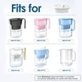 thumbnail image 4 of Waterdrop WD-PF-01A Plus, Replacement Filters for Waterdrop Pitcher and Dispenser Filtration System, NSF Certified (3 Packs), 4 of 9