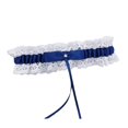 thumbnail image 3 of Ohufall White Garters For Bride 2 Pieces, Wedding Garter For Bride Elasticity Lace Garter, Wedding Garter Set For Bride, 3 of 4