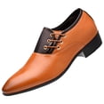 thumbnail image 2 of TIMIFIS Chaussures Habillées pour Homme Chaussures Oxford Formelles Derby Classiques à Lacets - Été, 2 of 6
