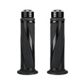 thumbnail image 1 of Tignapoo Universal 22mm Handlebar Grips - Metal and Rubber Textured Design for Custom Motorcycles, Available in Black, Red, Gold, or Silver - Includes Two Premium Handlebar Covers, 1 of 6