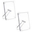 thumbnail image 3 of DOLITY 2 Pieces Acrylic Photo Picture Frame Portrait Photograph Artwork Modern Tabletop 5x7inch, 3 of 7