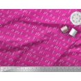 thumbnail image 3 of Soimoi Tissu en Voile de Coton Rose Notes d'Instruments de Musique Tissu au Mètre 56 Pouces de Large, 3 of 5