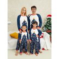 thumbnail image 1 of Pyjamas de Noël pour Famille avec Imprimé Arbre, Col Rond Classique Style Décontracté Vêtements de Vacances, 1 of 6