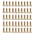 thumbnail image 2 of Flat Hex Screw 50Pcs Hex Socket Flat Head Screw, M3 Pure Copper Countersunk Head Industrial Hardware Tool for Home Decoration Woodworking, Rivet Nuts, 2 of 8