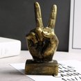 thumbnail image 2 of Gesture Finger Model Home Decoration Bar Model Room Desktop Decoration Resin Gift Luxury, 2 of 2