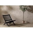 thumbnail image 3 of South Shore Agave Wood and Woven Rope Lounge Chair, in Black, 3 of 13
