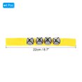 thumbnail image 2 of Unique Bargains 4 Pcs Clochettes de Poignet, Clochettes à Grelots Clochettes de Cheville Instruments de Percussion Rythme Musical pour Fête Noël, Jaune, 2 of 5