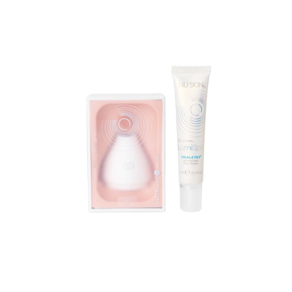 Nu Skin ageLOC LumiSpa iO Rose Gold Accent & IdealEyes Bundle