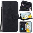 thumbnail image 1 of Compatible with Samsung Galaxy A02 Embossed Lily Wallet Case with Card Holder PU Leather Flip Cover, 1 of 5