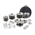 thumbnail image 2 of Stainless Steel Plates and Bowls Camping Set Camping Utensils Set Dishes Camping 36pcs, 2 of 9