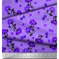 thumbnail image 4 of Soimoi Poly Georgette Fabric Leaves & Floral Artistic Decor Fabric Printed Yard 52 Inch Wide, 4 of 4