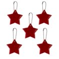 thumbnail image 1 of Dvkptbk The Reflector 5 Pcs Pendentif Réfléchissant Pendentif Réfléchissant Extérieur Forme d'Étoile Réfléchissant Convient pour Sac à Dos Vélo Marche Course Équipement de Voyage, 1 of 1
