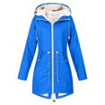 thumbnail image 1 of LOVZFMLL Vestes pour Femmes en Velours Européen et Américain Ensemble de Randonnée Extérieur Veste à Capuche Manches Longues Veste/veste Décontractée, 1 of 4
