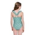 thumbnail image 3 of Summer Flirtt Girls Printed One Piece Swimsuit with Ruffle Strap Detail, 3 of 8