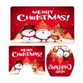 thumbnail image 2 of Leutsin Christmas Bathroom Rugs and Mats Sets 3 Piece, Reindeer Red Bathroom Rugs Non Slip, Winter Absorbent Microfiber Memory Foam Bath Mat Machine Washable Bathroom Floor Mats, 2 of 9