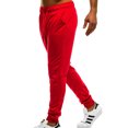 thumbnail image 4 of Innerwin Pantalon à Cordon pour Hommes Bas Sport Taille Haute Pantalon Décontracté Rouge G, 4 of 7