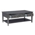 thumbnail image 4 of Linon Sadie Table Basse en Bois avec Rangement, Gris, 4 of 17