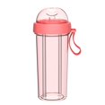 thumbnail image 2 of 420/600ml Portable Double Paille Séparé Boisson Eau Boisson Bouteille Couples Cadeau, 2 of 8
