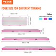 thumbnail image 2 of VEVOR Gymnastics Air Mat, 4 inch Thickness Inflatable Gymnastics Tumbling Mat, Tumble Track with Electric Pump, 2 of 9