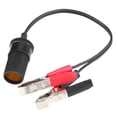 thumbnail image 1 of Ejoyous Car Battery Terminal Clip-on Cigarette Lighter Socket Adapter Auxiliary Power Clamps 12V ,Cigarette Lighter Socket, Car Battery Clips, 1 of 8