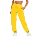 thumbnail image 1 of Women's Casual Pants Ladies Business Casual Pants for Women Petite Casual Pants for plusomen Solid Color Drawstring Elastic Pants Rompers for Women Casual plus Size Sweat Pants Women Casual, 1 of 5