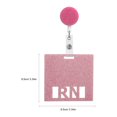 thumbnail image 2 of HLONK 2 Pcs  ID Card Nursing Badge Reference Cards Badges Nurse Pink, 2 of 8