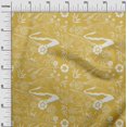 thumbnail image 3 of oneOone Rayon Yellow Fabric Asian Japanese Pattern Craft Projects Decor Fabric Printed By The Yard 56 Inch Wide, 3 of 4