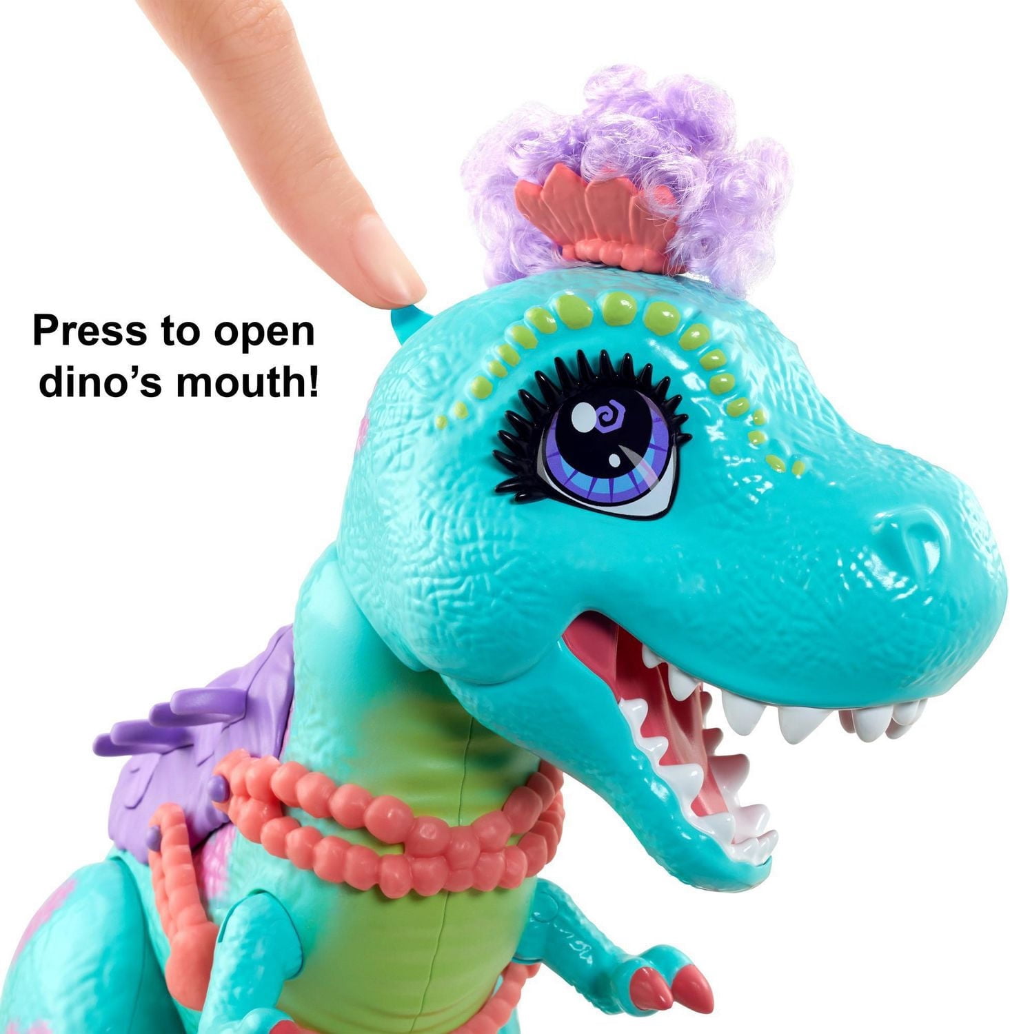Coffret de Jeu avec Poupée Rockelle et Meilleure Amie Dinosaure Club des Cavernes