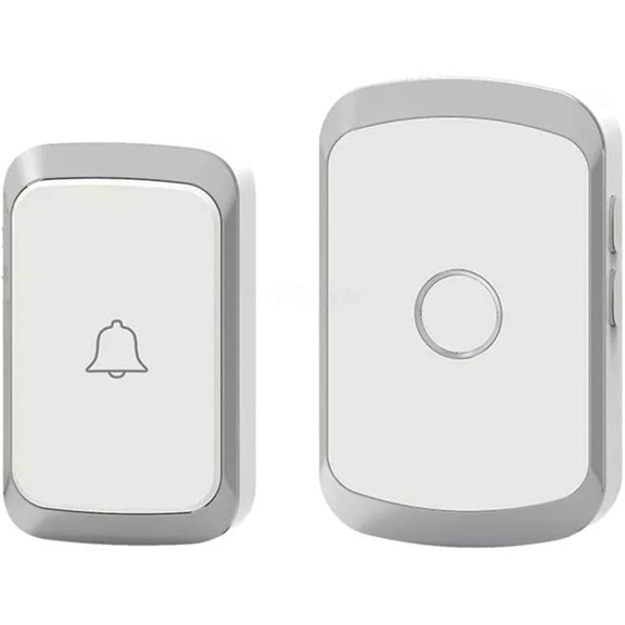 Wireless doorbell, household intelligent LED doorbell, 1 doorbell and 1 button within a 300 meter range