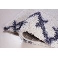 thumbnail image 3 of Ladole Rugs Grant Shaggy Casablanca Contemporary Abstract Small Mat Doormat Rug Carpet in Dark Gray White, 1'10" x 2'11", 3 of 4