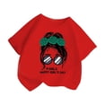 thumbnail image 3 of Hauts de Danse pour Enfants Filles T-Shirt pour Enfants Manches Longues Enfant Filles Mignon Graphique Imprimé Col Rond T-Shirt à Manches Courtes Été Décontracté T-Shirt Hauts, 3 of 5