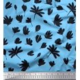 thumbnail image 1 of Soimoi Georgette Viscose Fabric Wildflower Floral Decor Fabric Printed Yard 42 Inch Wide, 1 of 3