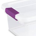 thumbnail image 3 of Sterilite Contenant de Rangement Empilable en Plastique de 15 Qt avec Couvercle, Transparent (Lot de 24), 3 of 10